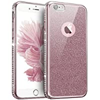Ekakashop Quicksand Flowing Liquido 3D Diseño Oro Rosa Pintura Fluye líquido Flotante del Brillo de Cristal Rojo de…